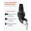 image:imageVEVOR 1 HP Submersible Sump Pump 5500 GPH Stainless Steel Submersible Sewage Dirty Clean Water Pump with Automatic Float Switch Long Cord 30 ft Max Lift for Pools Garden Pond Flooded Areas10 HP  5500 GPH  30 Ft