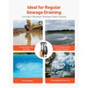 image:imageVEVOR 1 HP Submersible Sump Pump 5500 GPH Stainless Steel Submersible Sewage Dirty Clean Water Pump with Automatic Float Switch Long Cord 30 ft Max Lift for Pools Garden Pond Flooded Areas068HP  4000 GPH  30 Ft