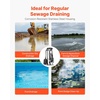 image:imageVEVOR 1 HP Submersible Sump Pump 5500 GPH Stainless Steel Submersible Sewage Dirty Clean Water Pump with Automatic Float Switch Long Cord 30 ft Max Lift for Pools Garden Pond Flooded Areas10 HP  5500 GPH  30 Ft