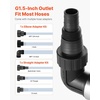 image:imageVEVOR 1 HP Submersible Sump Pump 5500 GPH Stainless Steel Submersible Sewage Dirty Clean Water Pump with Automatic Float Switch Long Cord 30 ft Max Lift for Pools Garden Pond Flooded Areas068HP  4000 GPH  30 Ft