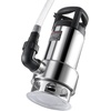 image:imageVEVOR 1 HP Submersible Sump Pump 5500 GPH Stainless Steel Submersible Sewage Dirty Clean Water Pump with Automatic Float Switch Long Cord 30 ft Max Lift for Pools Garden Pond Flooded Areas10 HP  4020 GPH  26 Ft