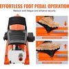 image:imageVEVOR 10000PSI Air Hydraulic Pump 018 Gal Reservoir NPT 38 in Oil Outlet NPT 14 in Inlet Metal Shell Air Actuated Treadle Foot Pump for Precision Industrial Machinery amp Aerospace EquipmentAir Hydraulic Pump Orange