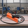 image:imageVEVOR 10000PSI Air Hydraulic Pump 018 Gal Reservoir NPT 38 in Oil Outlet NPT 14 in Inlet Metal Shell Air Actuated Treadle Foot Pump for Precision Industrial Machinery amp Aerospace EquipmentAir Hydraulic Pump Orange