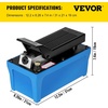 image:imageVEVOR 10000PSI Air Hydraulic Pump 042 Gal Reservoir NPT 38 in Oil Outlet NPT 14 in Inlet Aluminum Shell Air Actuated Treadle Foot Pump for Automobile Repair Frame Machine amp Hydraulic Press04