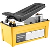 image:imageVEVOR 10000PSI Air Hydraulic Pump 042 Gal Reservoir NPT 38 in Oil Outlet NPT 14 in Inlet Aluminum Shell Air Actuated Treadle Foot Pump for Automobile Repair Frame Machine amp Hydraulic PressYellow