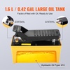 image:imageVEVOR 10000PSI Air Hydraulic Pump 042 Gal Reservoir NPT 38 in Oil Outlet NPT 14 in Inlet Aluminum Shell Air Actuated Treadle Foot Pump for Automobile Repair Frame Machine amp Hydraulic PressYellow