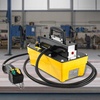 image:imageVEVOR 10000PSI Air Hydraulic Pump 061 Gal Reservoir NPT 38 In Oil Outlet NPT 14 In Inlet Plastic Air Hydraulic Pump with Remote Control Actuator for Automobile Frame Machine amp Hydraulic Press23 L with Remote Control