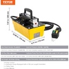 image:imageVEVOR 10000PSI Air Hydraulic Pump 061 Gal Reservoir NPT 38 In Oil Outlet NPT 14 In Inlet Plastic Air Hydraulic Pump with Remote Control Actuator for Automobile Frame Machine amp Hydraulic Press23 L with Remote Control