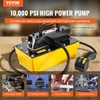 image:imageVEVOR 10000PSI Air Hydraulic Pump 061 Gal Reservoir NPT 38 In Oil Outlet NPT 14 In Inlet Plastic Air Hydraulic Pump with Remote Control Actuator for Automobile Frame Machine amp Hydraulic Press23 L with Remote Control