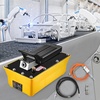 image:imageVEVOR 10000PSI Air Hydraulic Pump 061 Gal Reservoir NPT 38 In Oil Outlet NPT 14 In Inlet Plastic Air Hydraulic Pump with Remote Control Actuator for Automobile Frame Machine amp Hydraulic Press23 L hydraulic pump with 65 ft Hose a Gun