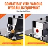 image:imageVEVOR 10000PSI Air Hydraulic Pump 061 Gal Reservoir NPT 38 In Oil Outlet NPT 14 In Inlet Plastic Air Hydraulic Pump with Remote Control Actuator for Automobile Frame Machine amp Hydraulic Press23 L with Remote Control