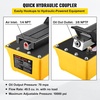image:imageVEVOR 10000PSI Air Hydraulic Pump 061 Gal Reservoir NPT 38 In Oil Outlet NPT 14 In Inlet Plastic Air Hydraulic Pump with Remote Control Actuator for Automobile Frame Machine amp Hydraulic Press23 L hydraulic pump with 65 ft Hose a Gun