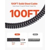 image:imageVEVOR 100FT x 34 Inch Drain Cleaner Machine Sewer Auger Auto Feed with 4 Cutter amp AirActivated Foot Switch for 4 to 8 Pipes Orange Black100 FT x 34