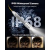 image:imageVEVOR 2026 Upgraded Sewer Camera with WiFi 984ft30m Drain Pipeline Camera IP68 Snake Plumbing Cameras with Light 12 LEDS Wireless WiFi Connectivity to PhoneTablet for Sewer Duct Pipe Inspection984ft30m