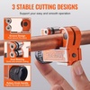 image:imageVEVOR 3PCS Tubing Cutter Set 3162 OD Copper Pipe Cutter 1878 OD Mini Tube Cutter and Deburring Tool Heavy Duty Pipe Cutter Set for Copper Aluminum Stainless Steel Plastic Pipes18118 Od