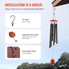 image:imageVEVOR 50 Deep Tone Wind Chimes for Outside  Large Memorial Wind Chimes Sympathy Gifts for Loss of Loved One Mother Father Outdoor Decor for Garden Patio Yard Soothing Melodic TonesBlack