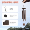 image:imageVEVOR 50 Deep Tone Wind Chimes for Outside  Large Memorial Wind Chimes Sympathy Gifts for Loss of Loved One Mother Father Outdoor Decor for Garden Patio Yard Soothing Melodic TonesCopper Vein
