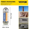 image:imageVEVOR 512 Hertz Sonde Flushable Remote Transmitter for Underground Pipe Location Waterproof Wireless Endoscope with 2 Connectors