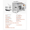 image:imageVEVOR Automatic HeatShrink Tube Cutter Auto Pipe Cutting Machine with 1mm20mm Cutting Diameter 01mm999999mm Cutting Length and LCD Dispaly Ideal for PVC PE Tube Silicone Tube Soft Water Pipe