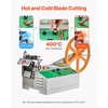 image:imageVEVOR Automatic Webbing Cutting Machine Hot and Cold Ribbon Cutting Machine with Adjustable Temperature and LCD Display Auto Zipper Tapes Cutter for Nylon Webbing Elastic Bands Shoelaces