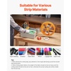 image:imageVEVOR Automatic Webbing Cutting Machine Hot and Cold Ribbon Cutting Machine with Adjustable Temperature and LCD Display Auto Zipper Tapes Cutter for Nylon Webbing Elastic Bands Shoelaces
