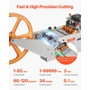 image:imageVEVOR Automatic Webbing Cutting Machine Hot and Cold Ribbon Cutting Machine with Adjustable Temperature and LCD Display Auto Zipper Tapes Cutter for Nylon Webbing Elastic Bands Shoelaces
