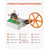image:imageVEVOR Automatic Webbing Cutting Machine Hot and Cold Ribbon Cutting Machine with Adjustable Temperature and LCD Display Auto Zipper Tapes Cutter for Nylon Webbing Elastic Bands Shoelaces