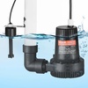 image:imageVEVOR Basement Emergency BackUp Sump Pump 2000GPH 017 HP Backup Sump Pump System with 15V Adapter Float Switch 24HouraDay Monitoring Controller Alerts and Charger Black