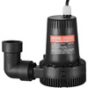 image:imageVEVOR Basement Emergency BackUp Sump Pump 2000GPH 017 HP Backup Sump Pump System with 15V Adapter Float Switch 24HouraDay Monitoring Controller Alerts and Charger Black