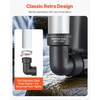 image:imageVEVOR Basement Emergency BackUp Sump Pump 2000GPH 017 HP Backup Sump Pump System with 15V Adapter Float Switch 24HouraDay Monitoring Controller Alerts and Charger Black
