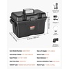 image:imageVEVOR Basement Emergency BackUp Sump Pump 2000GPH 017 HP Backup Sump Pump System with 15V Adapter Float Switch 24HouraDay Monitoring Controller Alerts and Charger Black