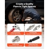 image:imageVEVOR Brake Line Flaring Tool Kit 45 Single amp Double Flare Tool for 316 14 Copper Tubing  with 2 Forming Dies Deburring Tool amp Toolbox for Automotive Brake Hydraulic Line Repair