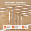 image:imageVEVOR Brass Pipe Fittings ClampstyleStraightThrough12 50PCSStraightThrough