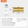 image:imageVEVOR Brass Pipe Fittings ClampstyleStraightThrough12 50PCSStraightThrough