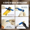 image:imageVEVOR Brass Pipe Fittings ClampstyleStraightThrough12 50PCSStraightThrough
