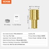 image:imageVEVOR Brass Pipe Fittings ClampstyleStraightThrough12 50PCSStraightThrough