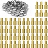 image:imageVEVOR Brass Pipe Fittings ClampstyleStraightThrough12 50PCSStraightThrough