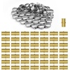 image:imageVEVOR Brass Pipe Fittings ClampstyleStraightThrough12 50PCSStraightThrough