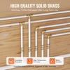 image:imageVEVOR Brass Pipe Fittings ClampstyleStraightThrough12 50PCSTee