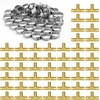 image:imageVEVOR Brass Pipe Fittings ClampstyleStraightThrough12 50PCSTee