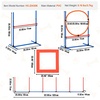 image:imageVEVOR Dog Agility Course Backyard Set 13pcs Agility Training Equipment for Dogs 2 Tunnels with SandbagsAdjustable HurdlesWeave PolesJump RingPause Box Puppy Obstacle Course Kit with Storage Bag6 Pcs Set