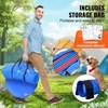 image:imageVEVOR Dog Agility Course Backyard Set 13pcs Agility Training Equipment for Dogs 2 Tunnels with SandbagsAdjustable HurdlesWeave PolesJump RingPause Box Puppy Obstacle Course Kit with Storage Bag13 Pcs Set