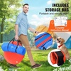 image:imageVEVOR Dog Agility Course Backyard Set 13pcs Agility Training Equipment for Dogs 2 Tunnels with SandbagsAdjustable HurdlesWeave PolesJump RingPause Box Puppy Obstacle Course Kit with Storage Bag13 Pcs Upgraded Set