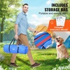 image:imageVEVOR Dog Agility Course Backyard Set 13pcs Agility Training Equipment for Dogs 2 Tunnels with SandbagsAdjustable HurdlesWeave PolesJump RingPause Box Puppy Obstacle Course Kit with Storage Bag6 Pcs Set