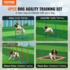 image:imageVEVOR Dog Agility Course Backyard Set 13pcs Agility Training Equipment for Dogs 2 Tunnels with SandbagsAdjustable HurdlesWeave PolesJump RingPause Box Puppy Obstacle Course Kit with Storage Bag6 Pcs Set