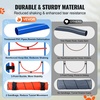 image:imageVEVOR Dog Agility Course Backyard Set 13pcs Agility Training Equipment for Dogs 2 Tunnels with SandbagsAdjustable HurdlesWeave PolesJump RingPause Box Puppy Obstacle Course Kit with Storage Bag8 Pcs Set