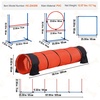image:imageVEVOR Dog Agility Course Backyard Set 13pcs Agility Training Equipment for Dogs 2 Tunnels with SandbagsAdjustable HurdlesWeave PolesJump RingPause Box Puppy Obstacle Course Kit with Storage Bag8 Pcs Set