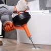 image:imageVEVOR Drain Auger 25Ft Plumbing Snake Auto Feed Plumbers Snake with Drill Attachment Pipe Snake Drain Clog Remover for Kitchen Bathroom Shower Sink with Protective Hose and GlovesManualFeed