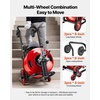 image:imageVEVOR Drain Cleaner Machine 100 FT x 38 Inch Auto Feed Sewer Snake Auger Portable Drain Cleaning Machine with Climbing Wheels Adjustable Drum 8 Cutters amp Foot Switch for 2 to 4 Pipes100 FT x 34