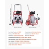 image:imageVEVOR Drain Cleaner Machine 100 FT x 38 Inch Auto Feed Sewer Snake Drain Auger on Wheels Portable Drain Cleaning Machine with 8 Cutters amp AirActivated Foot Switch for 2 to 4 Pipes100 FT x 12